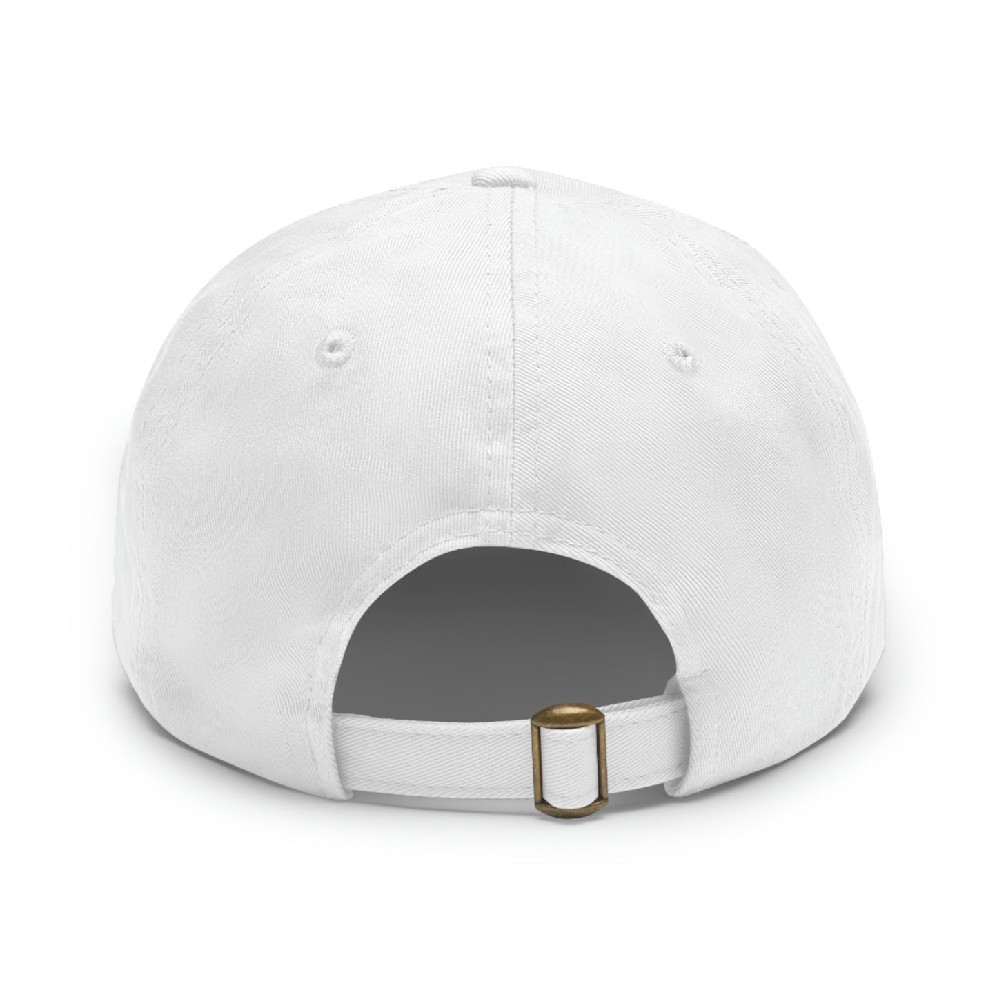 Interstellar Black Space Dad Hat with Leather Patch