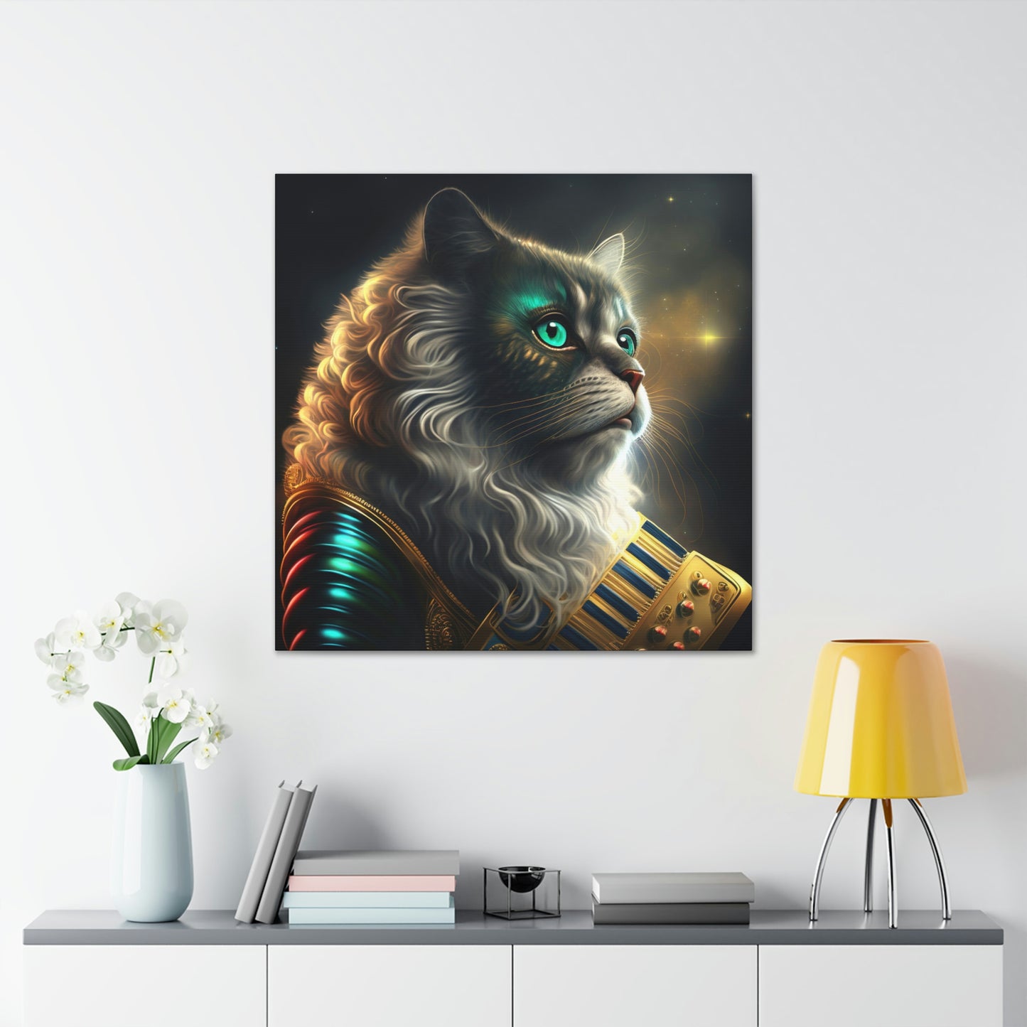 Cosmic Companion Canvas Gallery Wraps