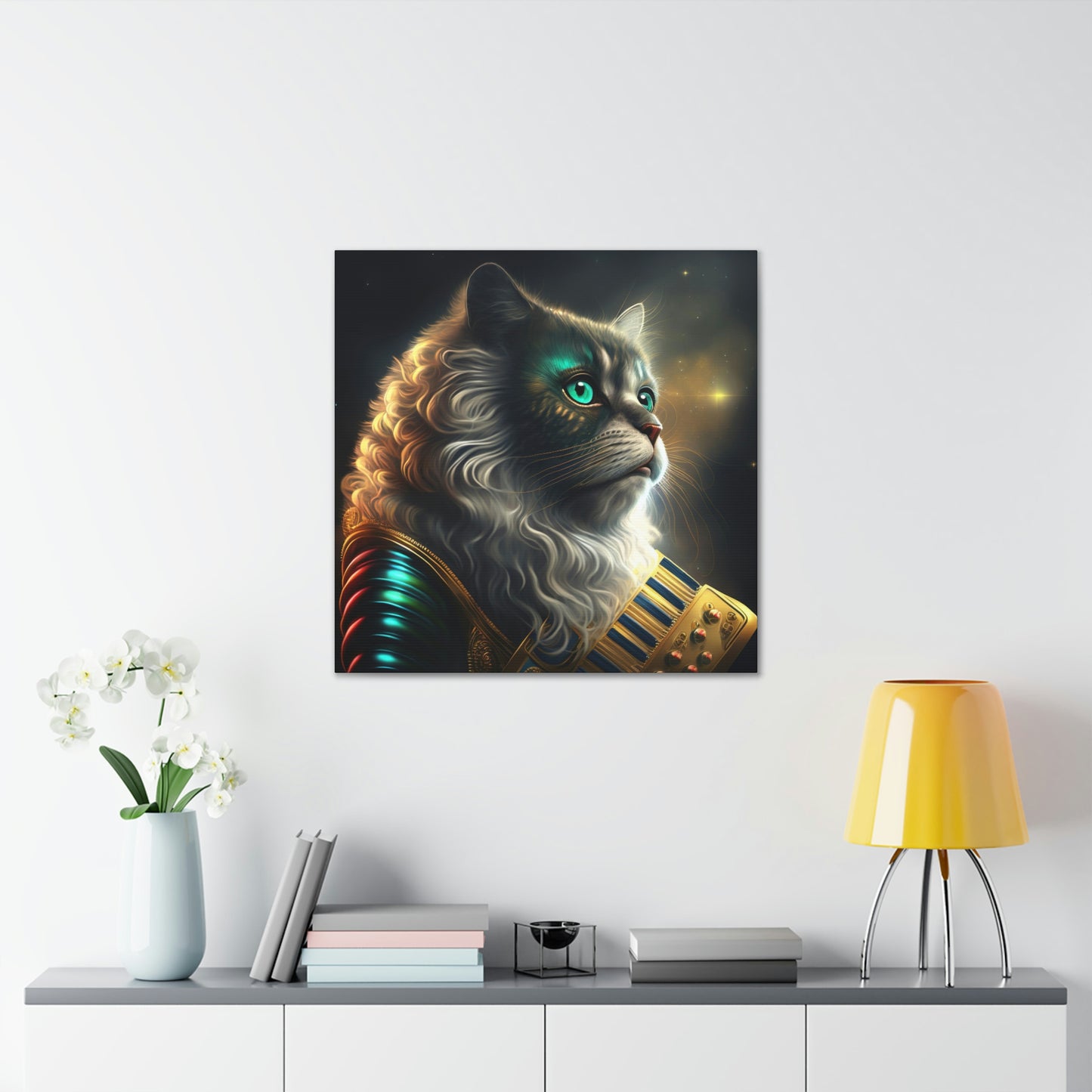 Cosmic Companion Canvas Gallery Wraps