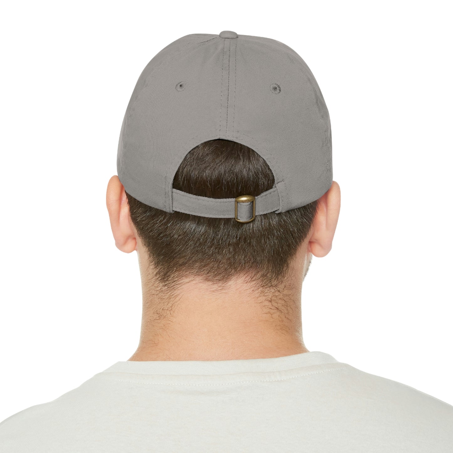 Interstellar Black Space Dad Hat with Leather Patch