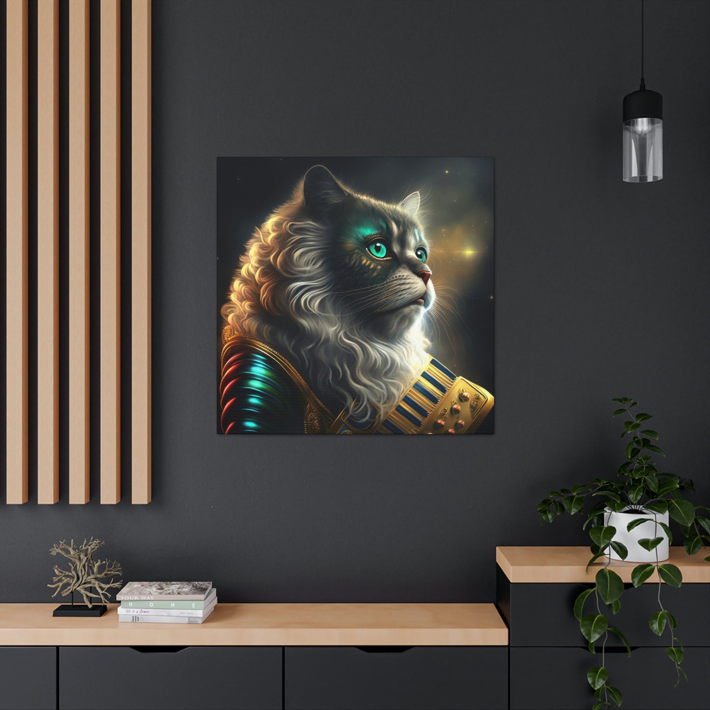 Cosmic Companion Canvas Gallery Wraps