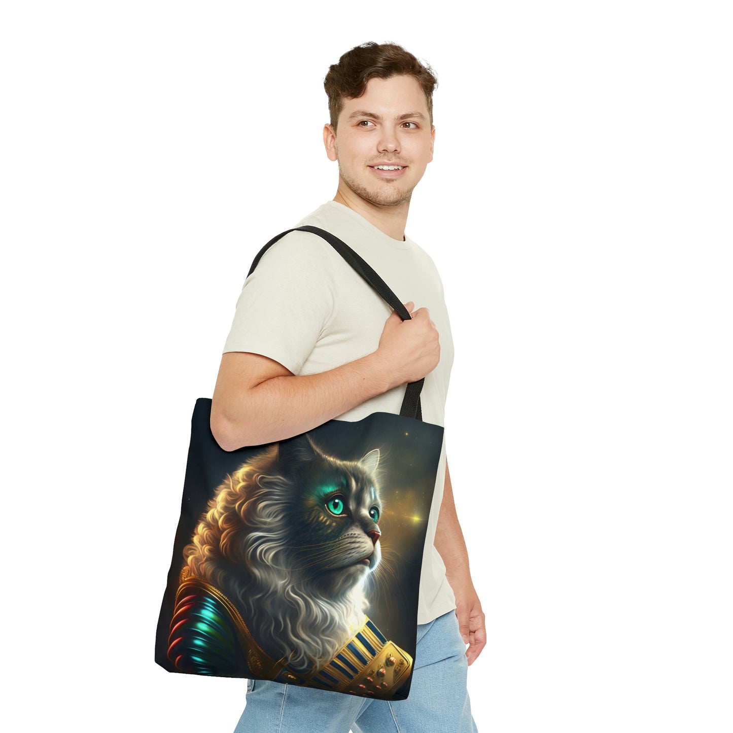 Galactic Kitty Carriers Tote Bag