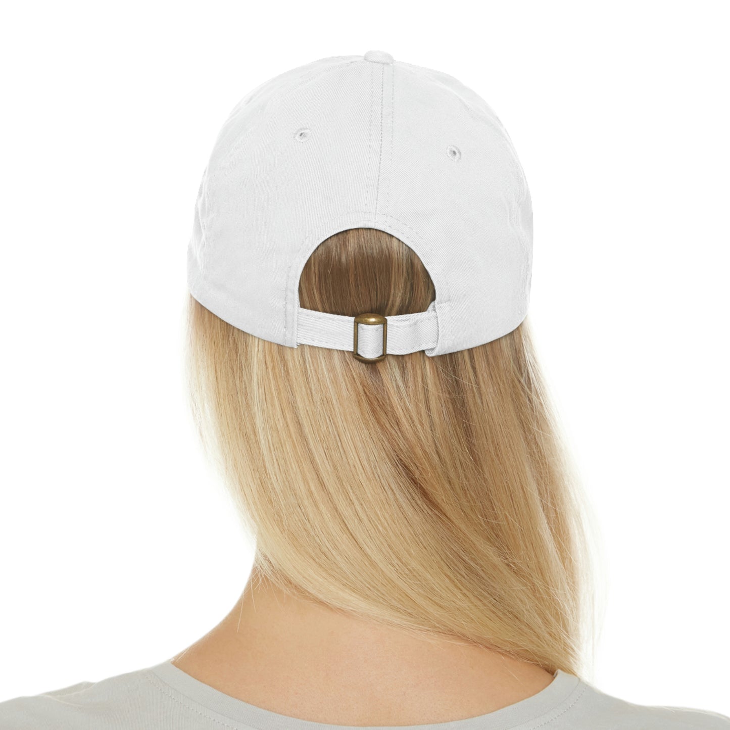 Interstellar Black Space Dad Hat with Leather Patch